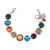 Extra Luxurious Cluster Bracelet in "Poppy" - Rhodium