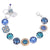 Extra Luxurious Cluster Bracelet in "Indigo Hour" *Custom*