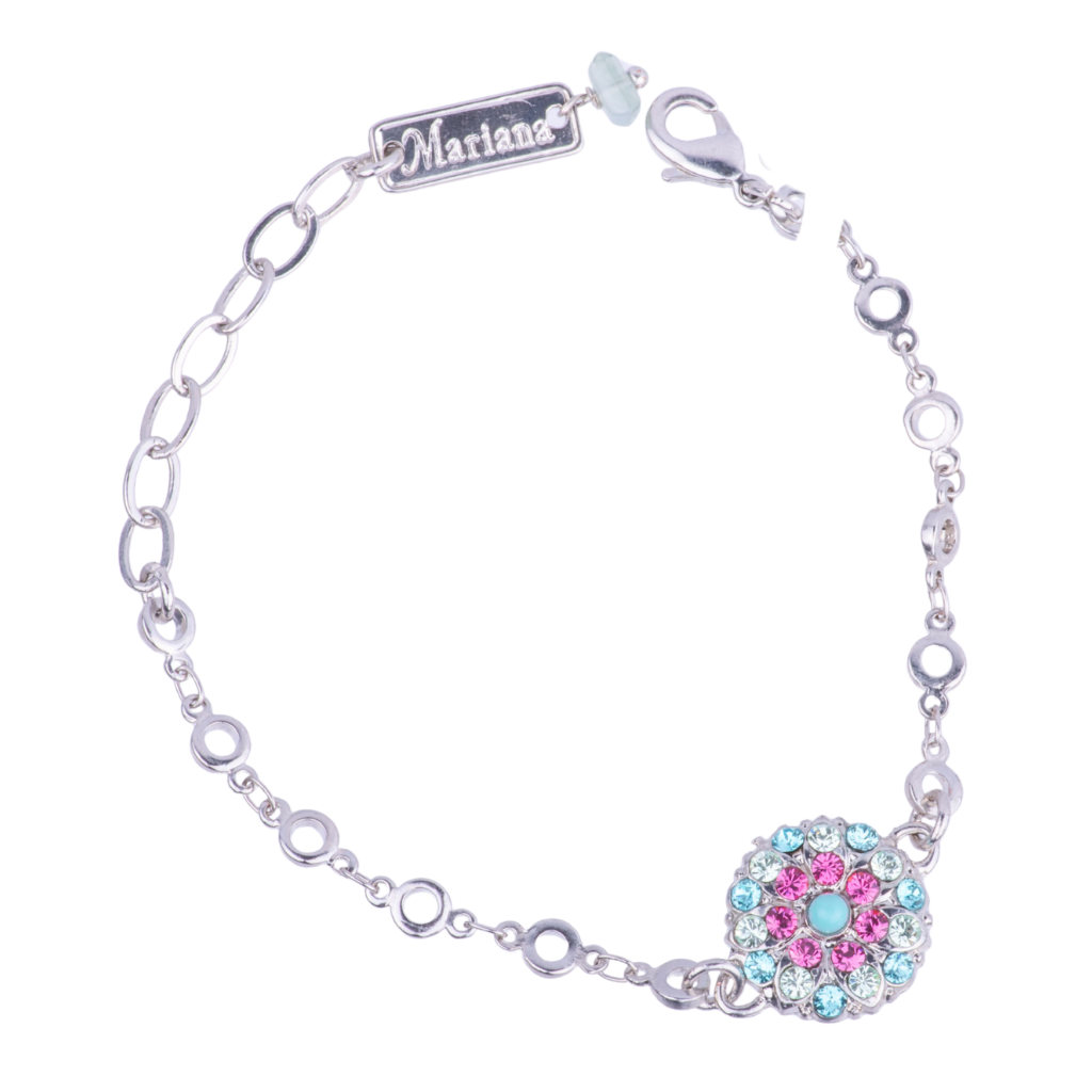 Guardian Angel Bracelet "Coral Cove" - Rhodium