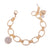 Chain Link Guardian Angel Bracelet in "Clear" *Custom*
