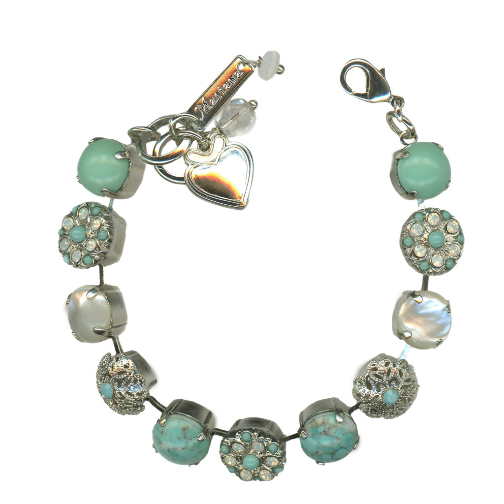 Large Embellished Bracelet in "Aegean Coast" *Custom*