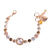 Medium Bracelet with Rivoli Center Cluster in "Amaretto" *Custom*