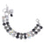 Medium Double Row Bracelet in "Obsidian Shores" *Custom*