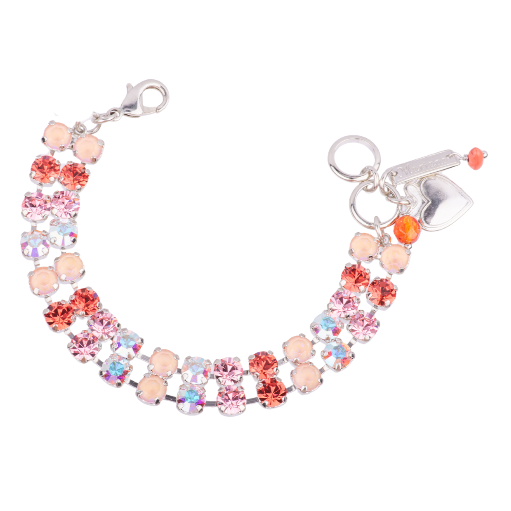 Small Double Row Bracelet in "Sunset Drive-In" *Custom*