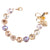 Large Pavé and Rosette Bracelet in "Amaretto" *Custom*