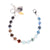 Medium Everyday Bracelet "Forget me Not" - Rhodium