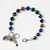 Medium Everyday Bracelet in "Indigo Hour" - Rhodium