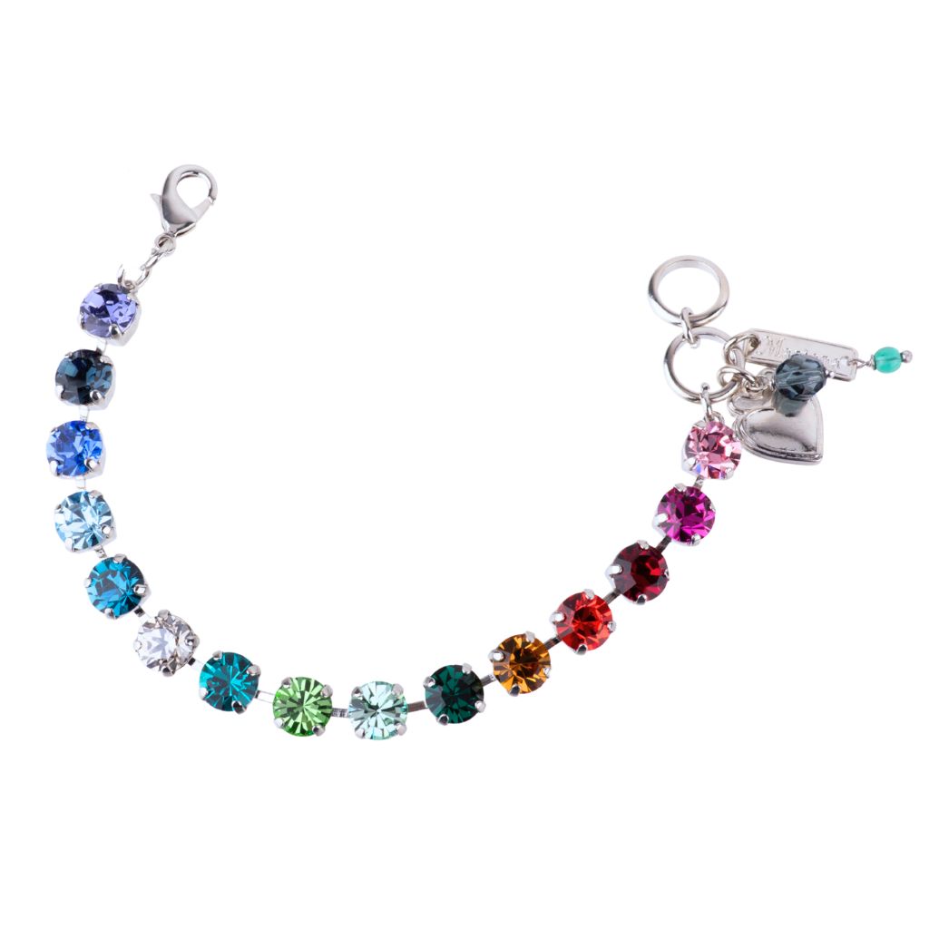 Medium Everyday Bracelet in "Kaleidoscope" - Rhodium