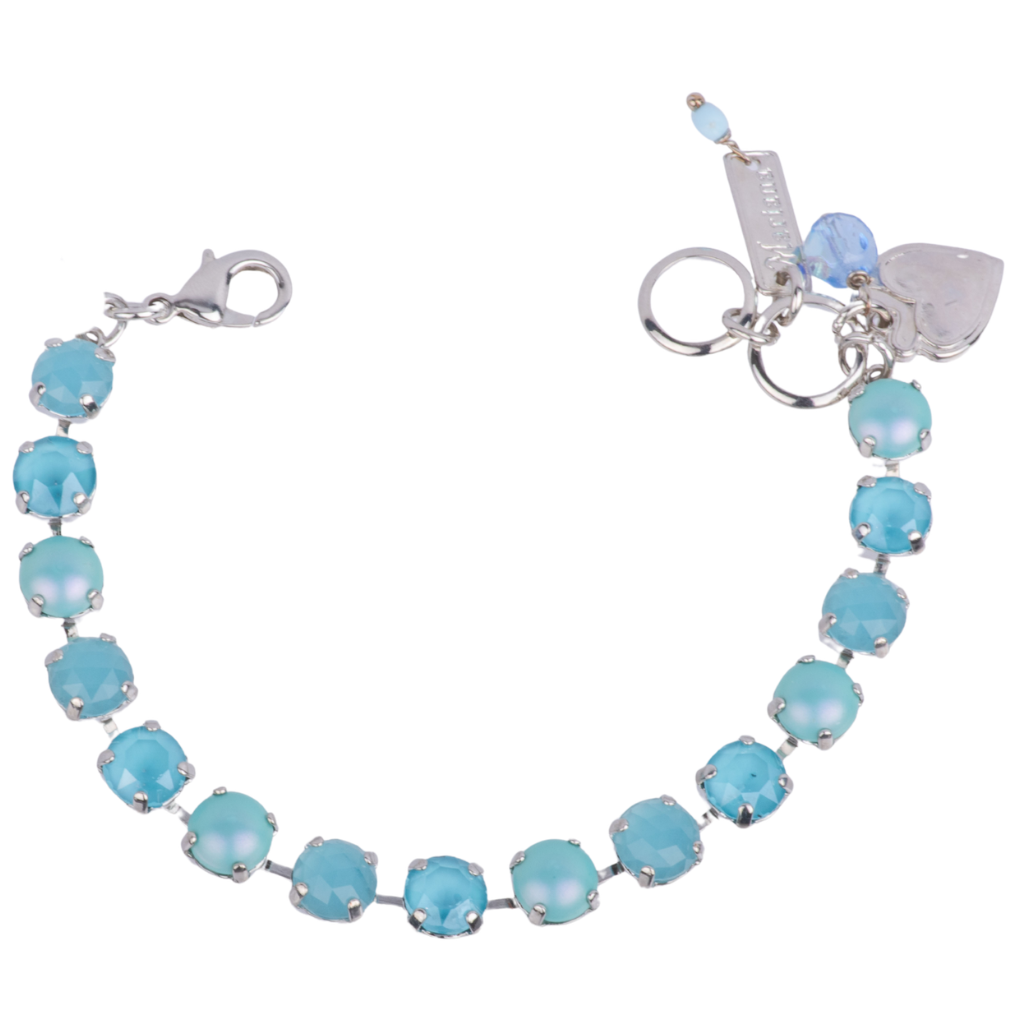 Medium Everyday Bracelet in "Crystal Blue" *Custom*