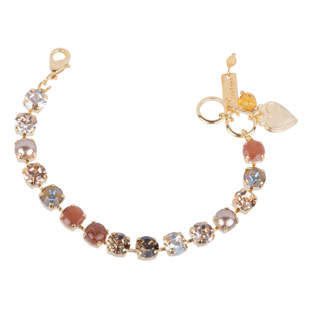 Medium Everyday Bracelet in "Amaretto" - Yellow Gold