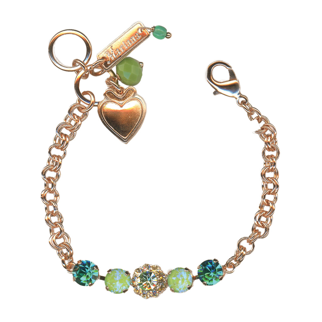 Medium Blossom Chain Bracelet in "Ivy Villa" *Custom*