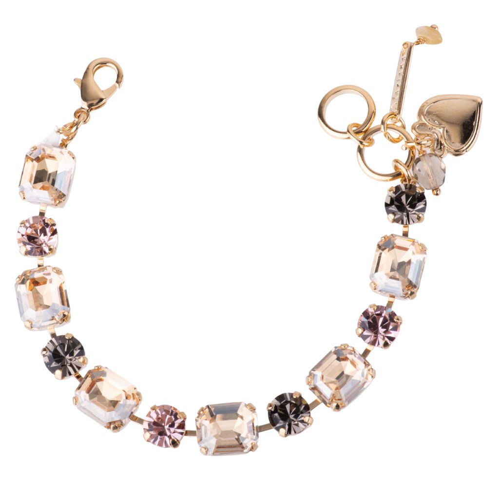 Emerald and Round Bracelet in "Champagne Kisses" *Custom*