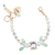 Mixed Stone Bracelet in "Malibu Mint" - Yellow Gold