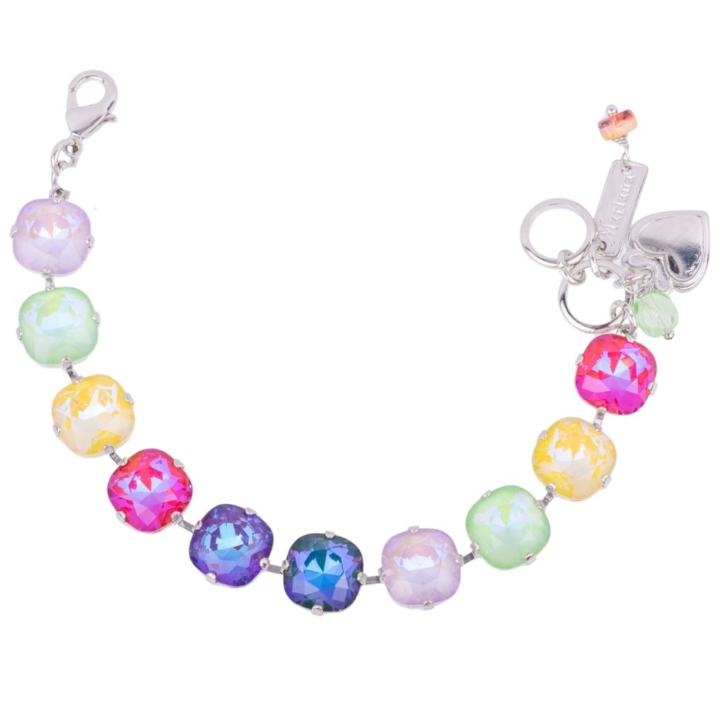 Cushion Cut Bracelet in "Polka-Dot Bikini" *Custom*