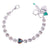 Center Heart Bracelet in "Clear & Vitral Medium" *Custom*