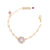 Large Cluster Chain Bracelet in "Lavender Mist" *Custom*