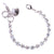 Small Everyday Bracelet in "Crystal Moonlight" - Rhodium