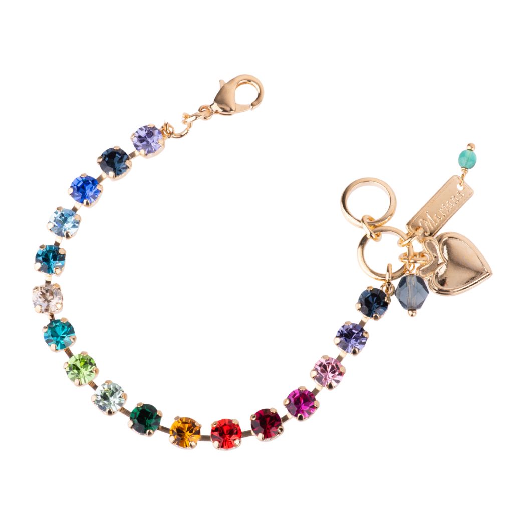 Small Everyday Bracelet in "Kaleidoscope" - Rose Gold
