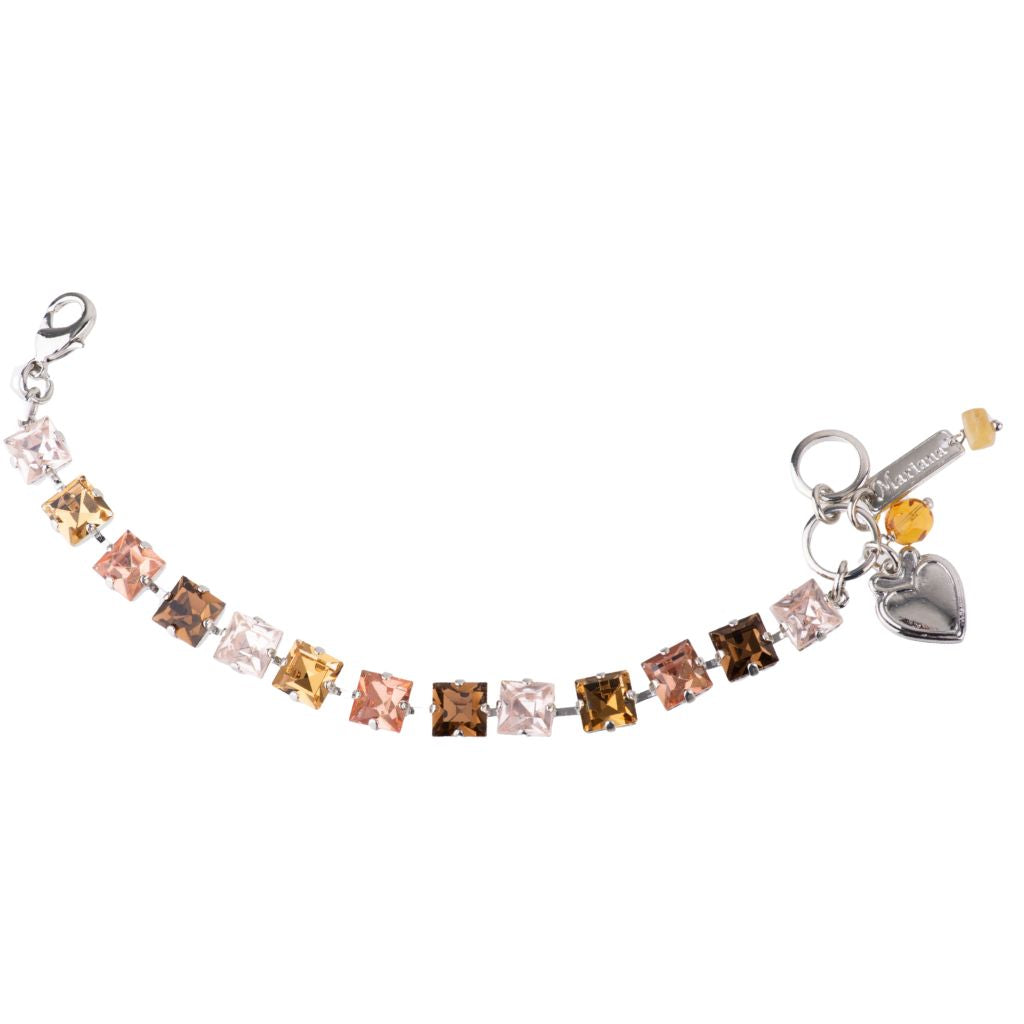 Medium Square Bracelet in "Amaretto" *Custom*