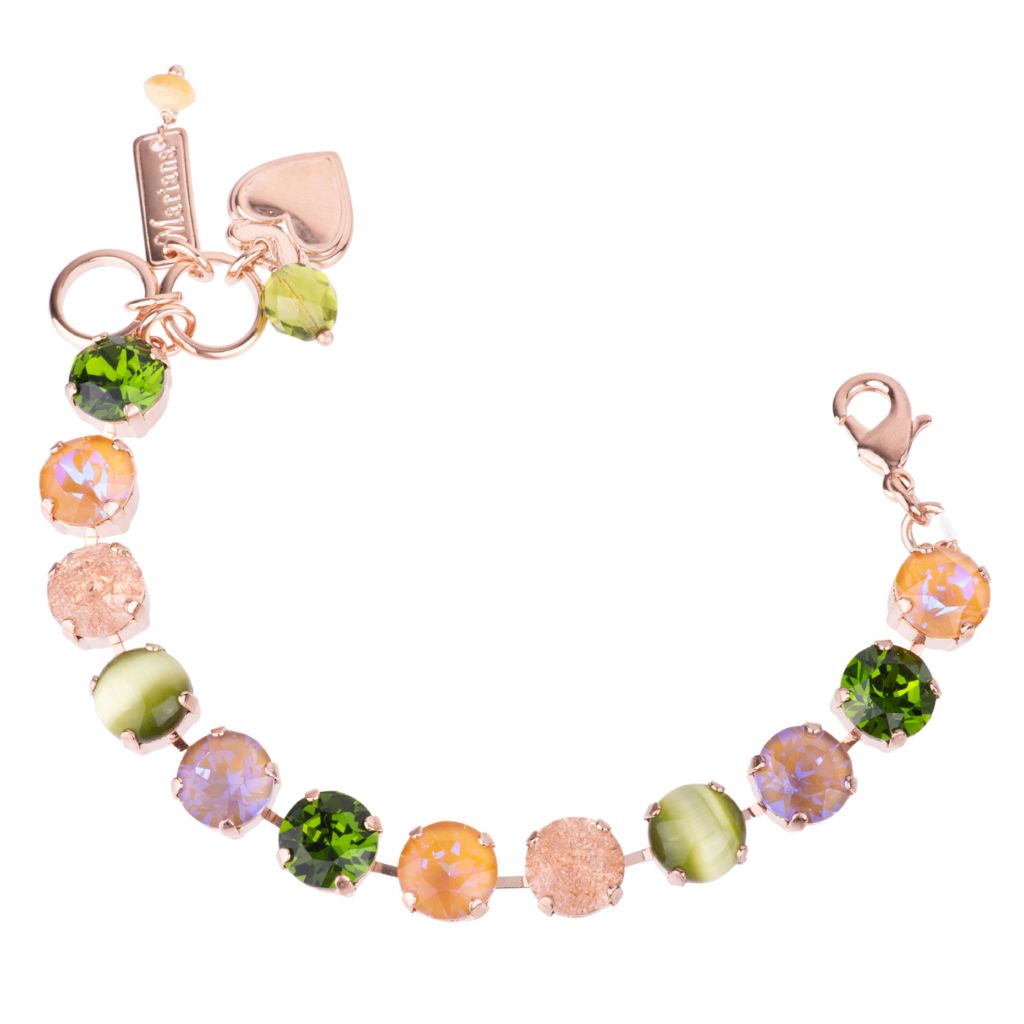 Large Round Bracelet in "Olive Garnish" *Custom*