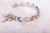 Large Embellished Bracelet in "First Toast" *Custom*