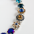 Medium Rosette Bracelet in "Indigo Hour" - Rhodium