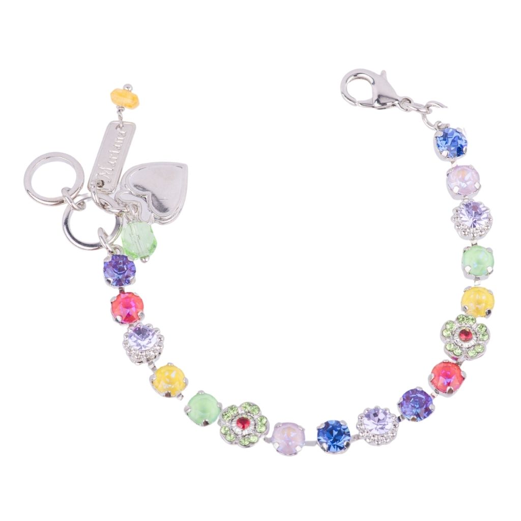 Small Flower Cluster Bracelet in "Polka-Dot Bikini" *Custom*