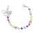 Small Flower Cluster Bracelet in "Polka-Dot Bikini" *Custom*
