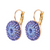Extra Luxurious Pavé Leverback Earrings in "Lavender Fields" *Custom*