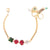 Mixed Shape Stone Bracelet in "Holly" - Yellow Gold