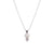 Medium Trio Cluster Pendant in "Sandy Rivestone" - Rhodium