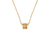 Emerald Cut Pendant in "Light Colorado Topaz" - Yellow Gold