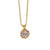 Medium Flower Pendant in "Pearl Compact" - Yellow Gold