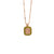 Emerald Cut Cluster Pendant in "Olive Garnish" *Custom*