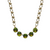 Large 5 Stone Everyday Necklace in "Olivine" *Custom*