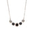 Five Stone Halo Pendant in "Obsidian Shores *Custom*