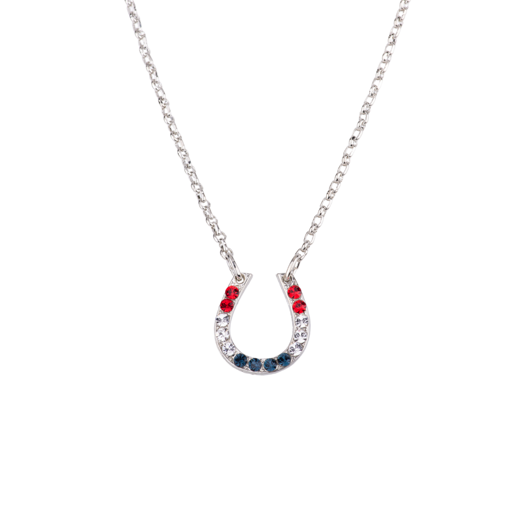 Horseshoe Pendant in "Americana" *Custom*