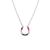 Horseshoe Pendant in "Americana" *Custom*