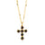Medium Stone Cross Pendant in "Twilight Serenade" *Custom*