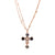 Flower Cross Pendant (Choose Your Color Combo!)