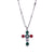 Medium Cross Pendant in "Holly" *Custom*