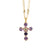 Flower Cross Pendant in "Lavender Mist" *Custom*