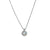 Large Halo Pendant in "On a Clear Day" - Rhodium