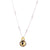 Extra Luxurious Stone Pendant in "Citrine Topaz" - Rhodium