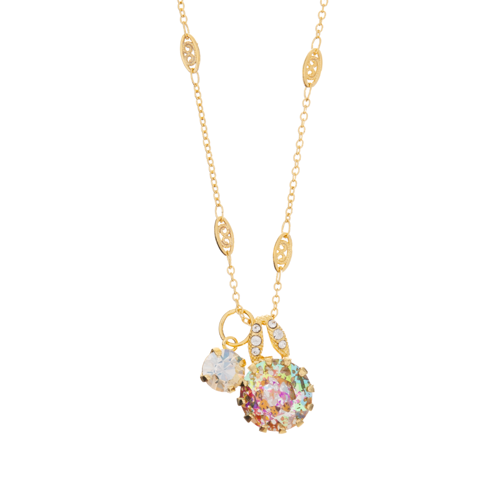 Extra Luxurious Double Stone Pendant in "Winds of Change" *Custom*