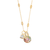 Extra Luxurious Double Stone Pendant in "Winds of Change" *Custom*