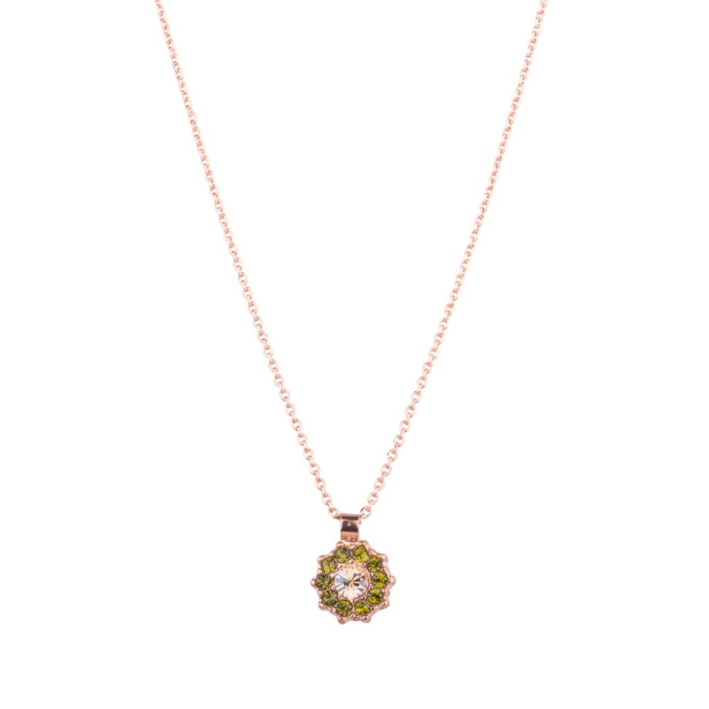 Large Rosette Pendant in "Sedona" - Rose Gold