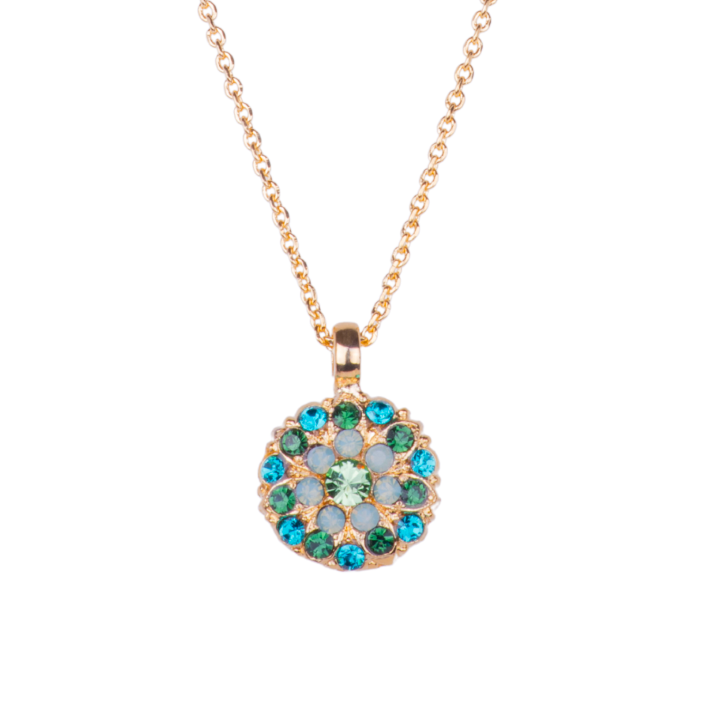 Guardian Angel Birthstone Pendant in "Ivy" - Yellow Gold