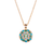 Guardian Angel Birthstone Pendant in "Ivy" - Yellow Gold