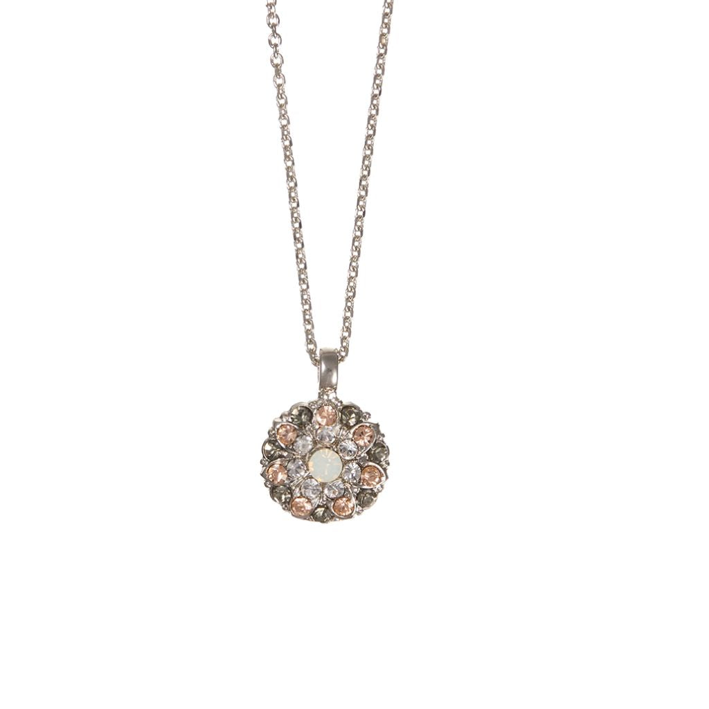Guardian Angel Pendant "Sweet Pea" - Rbodium